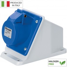 Βιομηχανική Πρίζα Θηλυκή 16A 3P 230V Μπλε IP44 EC690501